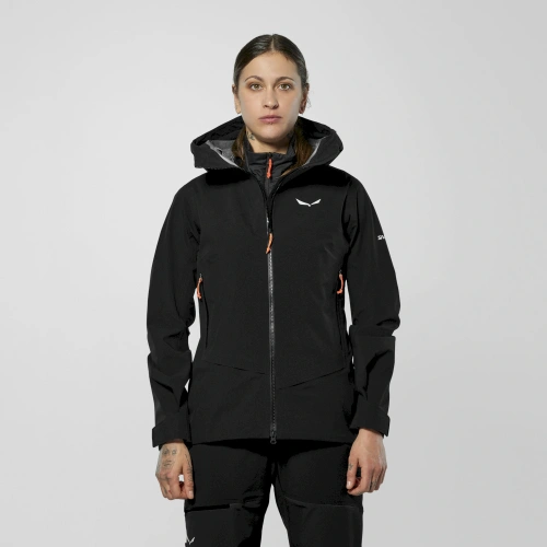 Damska kurtka przeciwdeszczowa Gore-Tex Salewa ORTLES GTX 3L EPE JKT W - black out
