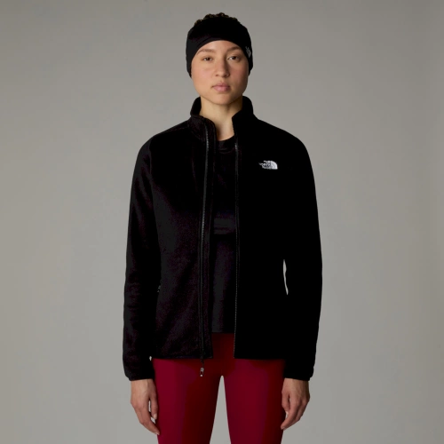 Damski Polar z Suwakiem The North Face W 100 Glacier Fz - Eu - Tnf Black