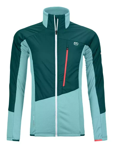 Kurtka Damska Ortovox Westalpen Swisswool Hybrid Jacket W - pacific green