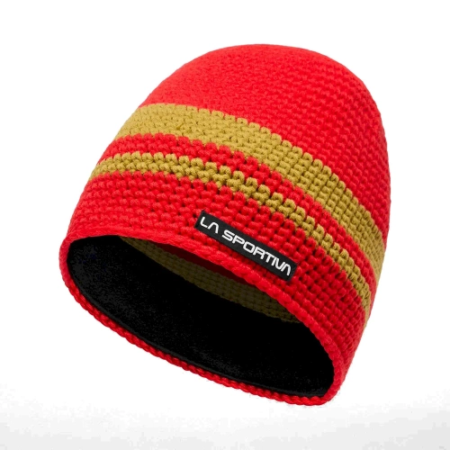 Ciepła czapka zimowa La Sportiva Zephir Beanie - Red/Savana