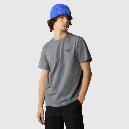 Męska Koszulka The North Face M Ss Simple Dome Tee - TNF Medium Grey Heather