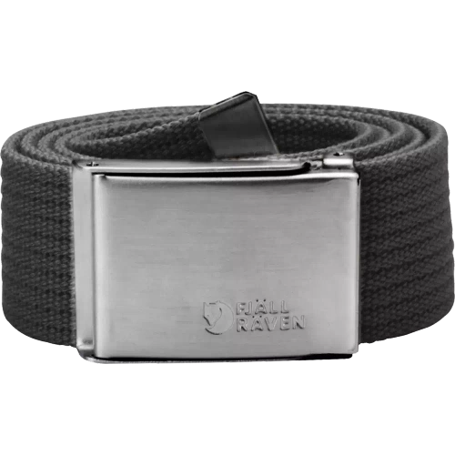 Pasek do Spodni Fjallraven Canvas Belt - Dark Grey