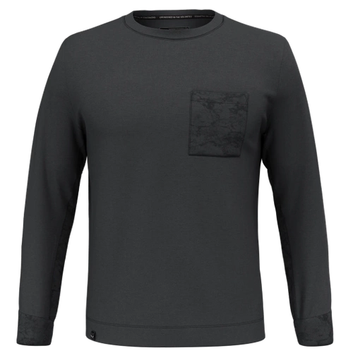 Sweter męski Salewa Lavaredo Hemp M Pullover - onyx