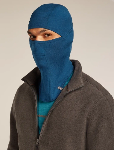 Kominiarka termoaktywna merino Icebreaker U Oasis Balaclava - atlantis