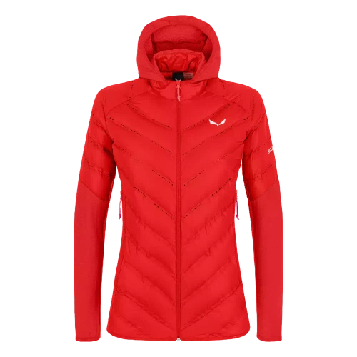 Damska Kurtka Hybrydowa Salewa Agner Hybrid Rds Dwn W Jkt - flame