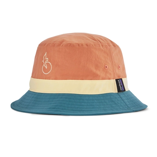 Kapelusz Przeciwsłoneczny Patagonia Wavefarer Bucket Hat - Swelldrifter: Rock Melon