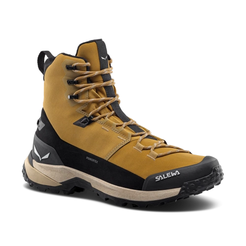 Męskie buty zimowe Salewa Puez Winter Mid PTX M - golden brown