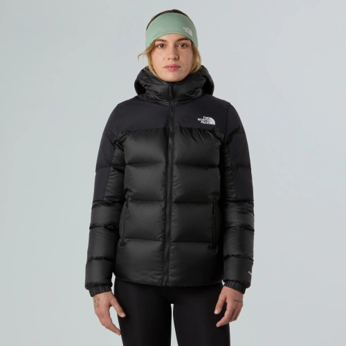 Damska kurtka puchowa The North Face W DIABLO DOWN 2.0 HOODED JACKET - tnf black heather/tnf blk