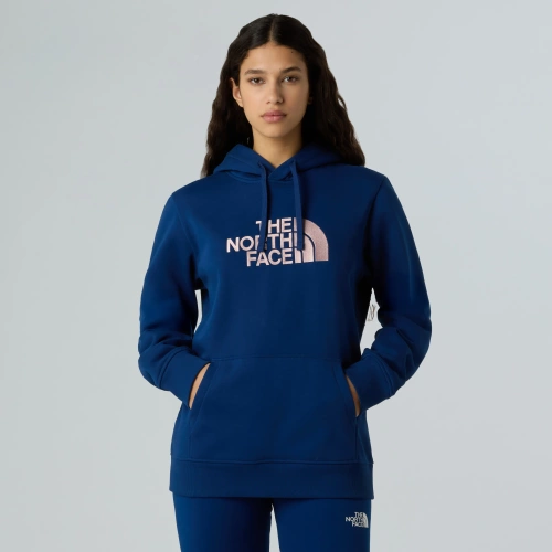 Bluza Damska z Kapturem The North Face W Drew Peak Pullover Hoodie - Estate Blue/Metal Pink