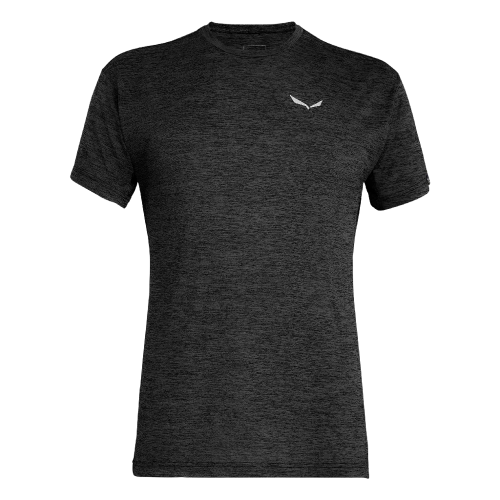 Oddychająca Koszulka Salewa Puez Melange Dry M S/S Tee - black out melange