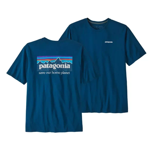 Koszulka Patagonia M's P-6 Mission Organic T-Shirt - Lagom Blue