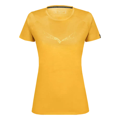 Koszulka Salewa Pure Eagle Sketch Am W T-Shirt - gold