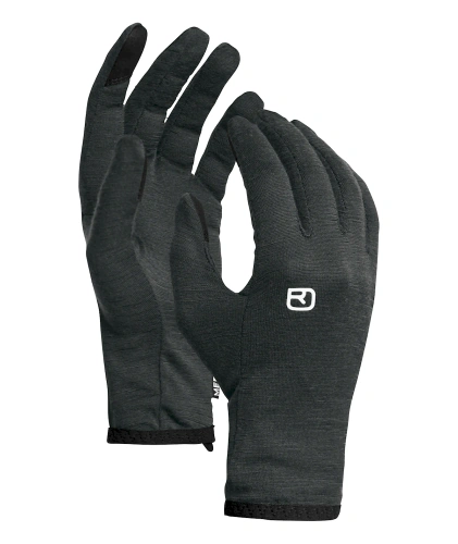 Rękawiczki Ortovox 185 ROCK'N'WOOL GLOVE LINER W - black raven