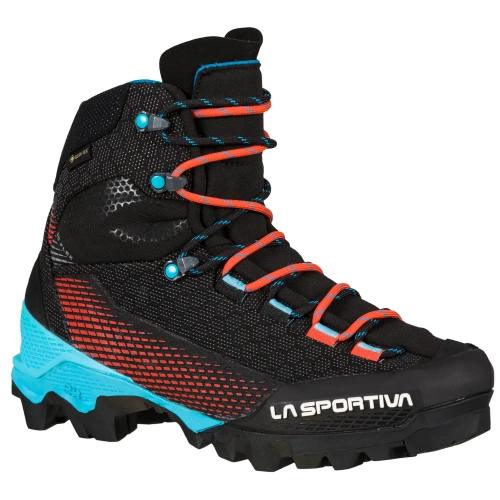 Damskie buty trekkingowe La Sportiva Aequilibrium ST Woman GTX - Black/Hibiscus
