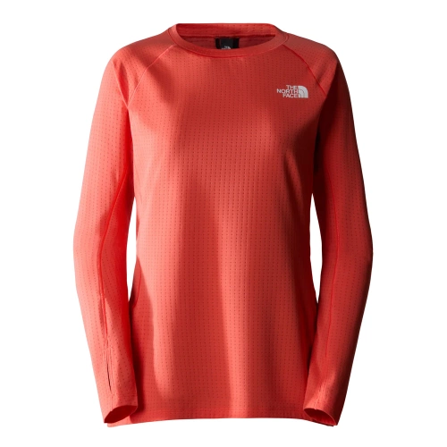 Koszulka Techniczna The North Face W Summit Pro 120 Crew - Radiant Orange