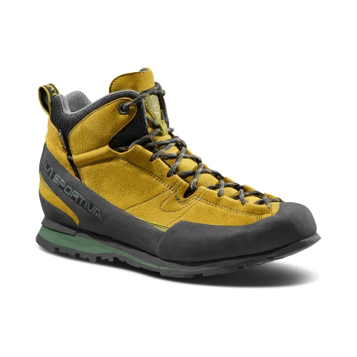 Męskie Buty Górskie La Sportiva Boulder X Mid - Savana/Alpine