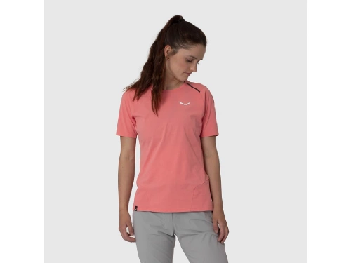 Damska Koszulka Sportowa Salewa Pedroc Dry W Hyb T-Shirt - lantana pink