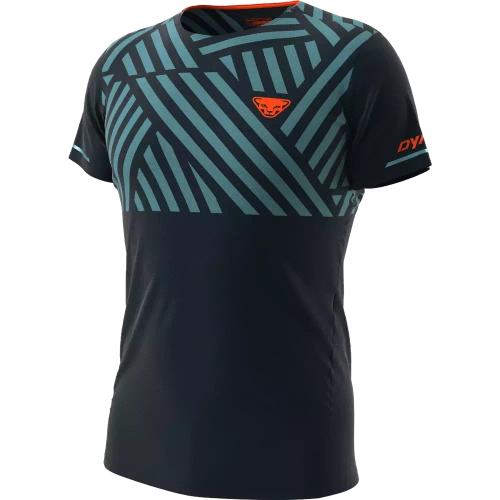 Koszulka Dynafit Trail Graphic Shirt M - storm blue razzle dazzle/3010