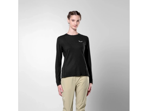 Damska Koszulka Trekkingowa Salewa Puez Dry Tee W - black out