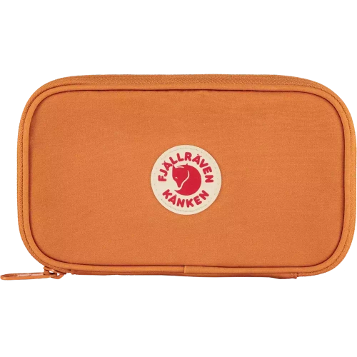 Portfel Zamykany na Suwak Fjallraven Kanken Travel Wallet - Spicy Orange