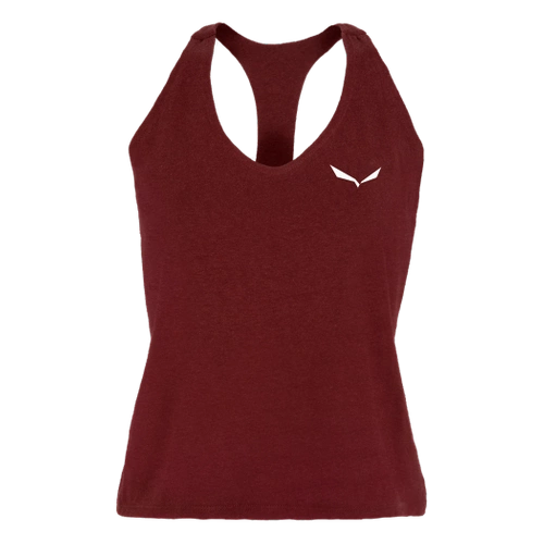 Top Damski Salewa Lavaredo Hemp W Crop Tankt - syrah