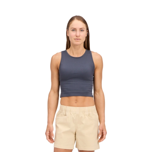 Damski Top Wspinaczkowy Black Diamond W Seamless Rib Tank - Charcoal
