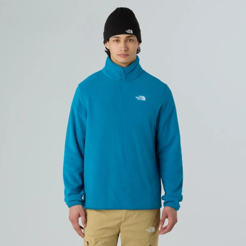 Męska bluza polarowa The North Face M GLACIER FLEECE 1/4 ZIP JACKET - dusk blue