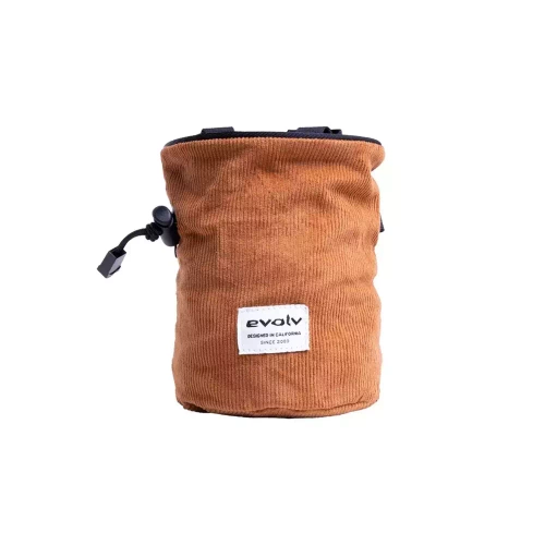 Worek na magnezję Evolv Corduroy Chalk Bag - brown