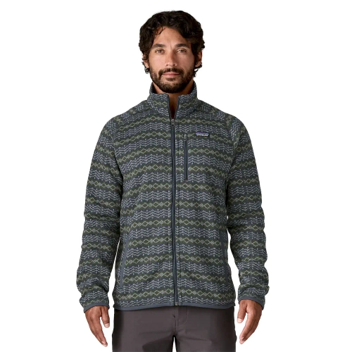 Bluza Męska z Polaru Patagonia M's Better Sweater Jkt - Woven Together: Smolder Blue