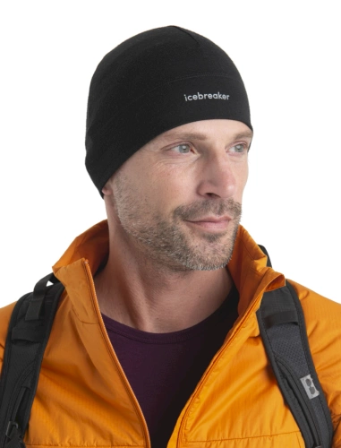 Czapka termoaktywna Icebreaker U Merino 200 Oasis Beanie - black
