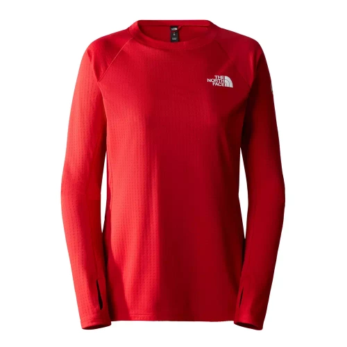 Koszulka The North Face W Summit Pro 120 Crew - TNF Red