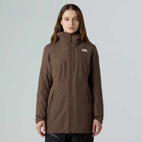 Płaszcz damski The North Face W HIKESTELLER INSULATED PARKA - smokey brown
