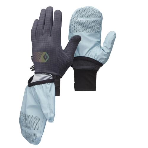Rękawiczki polarowe Black Diamond GRIDTECH STORM HOOD GLOVES - carbon-glacier