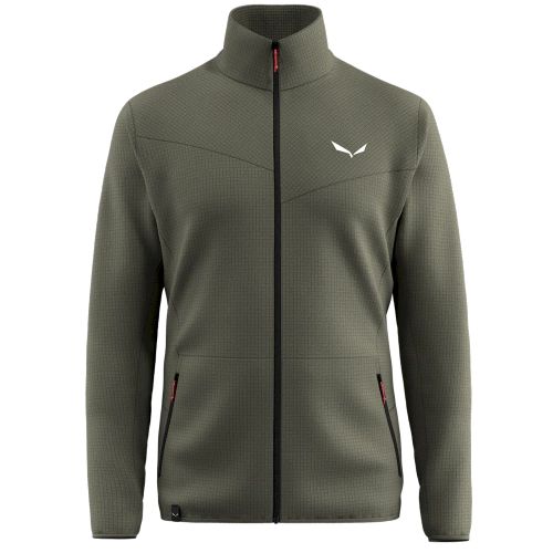 Męski Polar Trekkingowy Salewa PUEZ CAMMINO PL JKT M - faded green