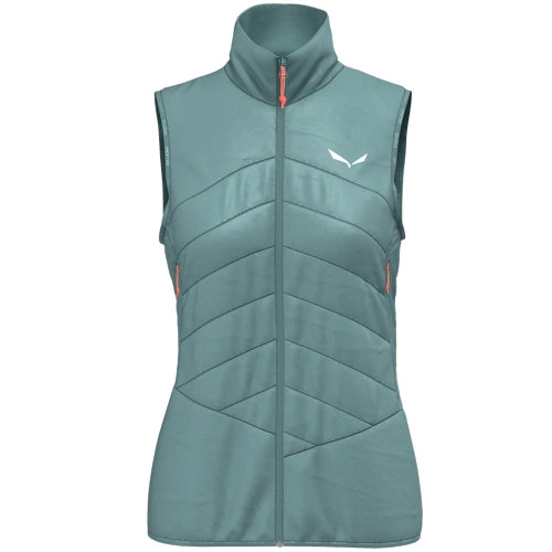 Damska Ciepła Kamizelka Salewa ORTLES HYB TWR VEST W - willow
