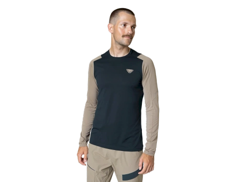 Męska Koszulka z Długim Rękawem Dynafit Transalper L/S Tee M - blueberry fallen rock