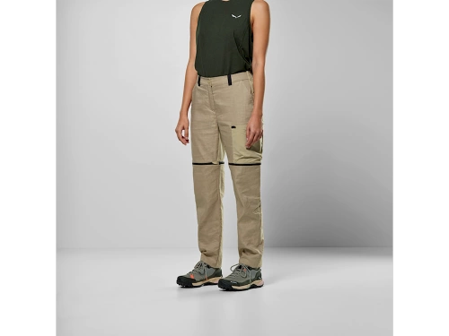 Damskie Spodnie Trekkingowe Salewa Puez Hemp/Dst 2/1 Pant W - quicksand