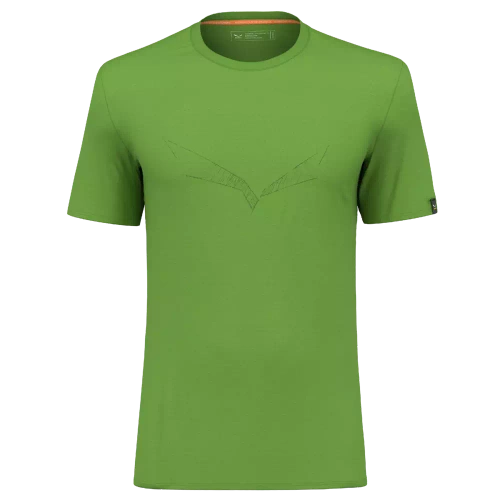 Koszulka Salewa Pure Eagle Sketch Am M Tshirt - yucca melange
