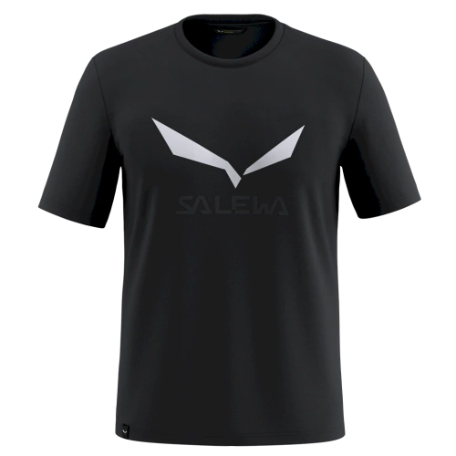 Męska Koszulka Trekkingowa Salewa Solidlogo Dry M T-Shirt - black out
