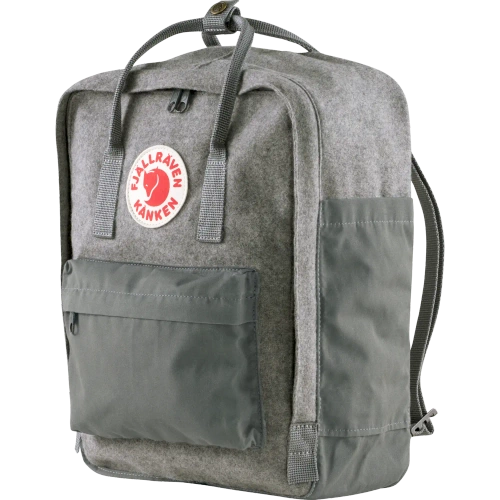 Klasyczny plecak miejski Fjallraven Kanken Re-Wool - granite grey