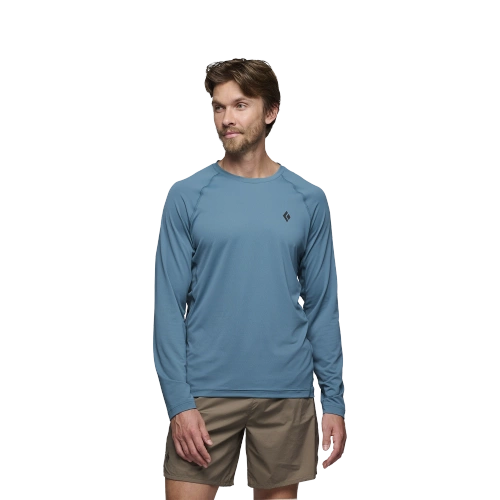 Lekka Bluza Męska Black Diamond M Alpenglow Ls Crew - Creek Blue