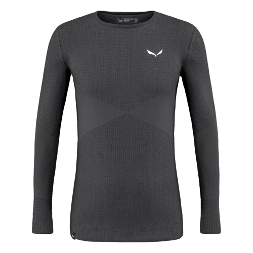 Koszulka Termoaktywna Męska Salewa Zebru Med Warm Amr - onyx