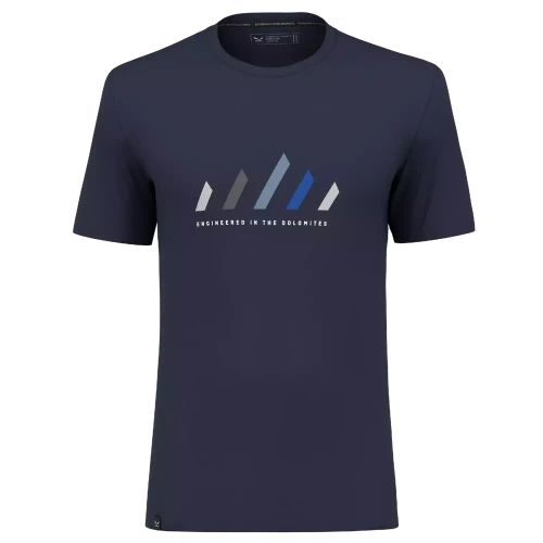Koszulka Salewa Pure Stripes Dry M T-Shirt - navy blazer