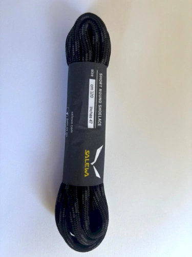 Okrągłe Sznurówki Salewa SHORT ROUND SHOELANCE - black
