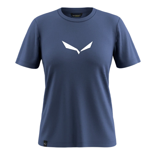 Damska Koszulka Oddychająca Salewa Solid Dry W T-Shirt. - dark denim