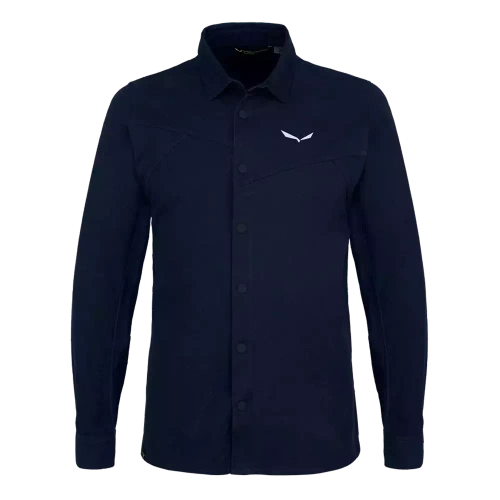 Koszula Salewa FANES HEMP M L/S SHIRT. - navy blazer
