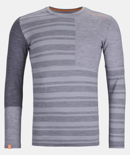 Koszulka Techniczna Ortovox 185 Rock'N'Wool Long Sleeve M - grey blend