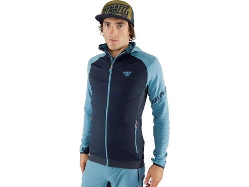 Bluza polarowa męska Dynafit Transalper Ptc Hooded Jkt M - storm blue