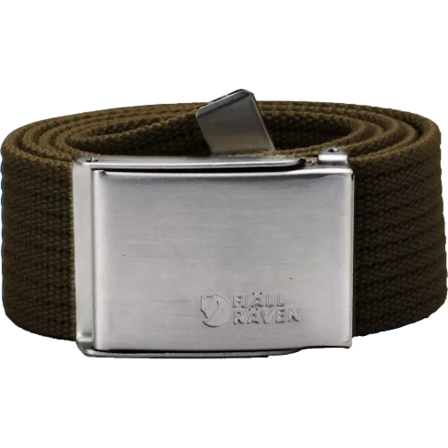 Pasek do Spodni Fjallraven Canvas Belt - Dark Olive