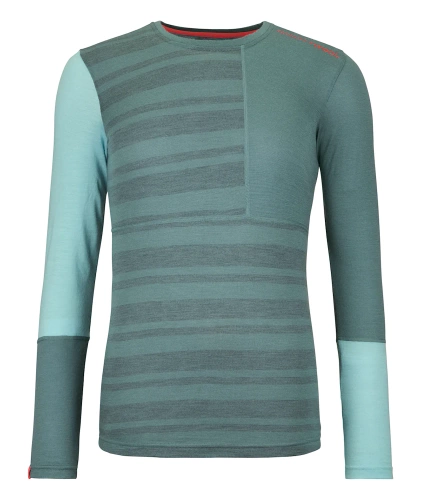 Damska Koszulka z Wełną Merino Ortovox 185 Rock'N'Wool Long Sleeve W - arctic grey